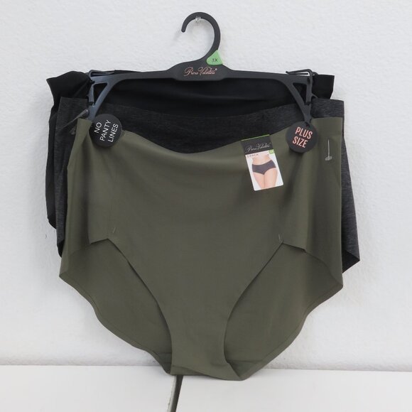 (#118) Prima Valentina, 3pack No Panty Lines Briefs Panties Size 3X - Picture 1 of 3